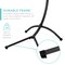 Best Choice Products Hanging Curved Chaise Lounge Chair Swing for Backyard, Patio w/ Pillow, Shade, Stand